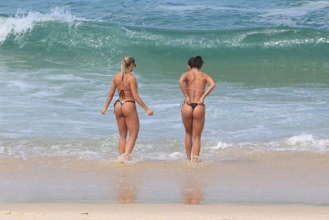 Горячие дамы на пляжах Бразилии девушки отдых позитив фото эротика