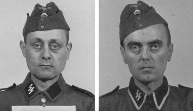 Портреты нацистских охранников Освенцима 19401945 годов