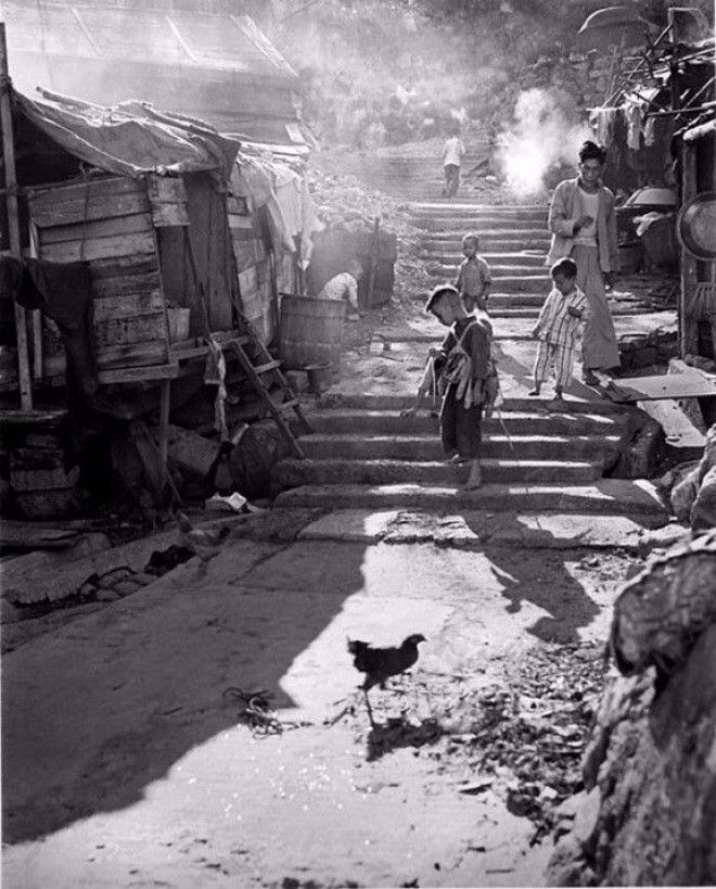 Гонконг 1950 года в потрясающих атмосферных фотографиях