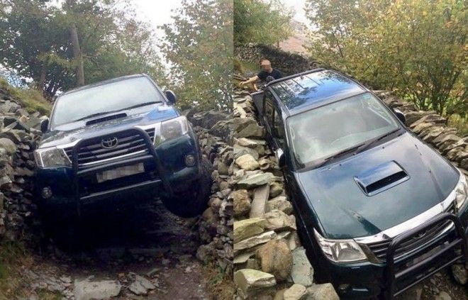 Отважный джипер авария мужчина за рулем смешно