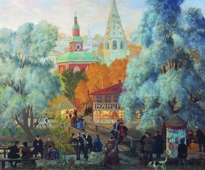 Загадка самой известной картины Кустодиева кем на самом деле была Купчиха за чаем