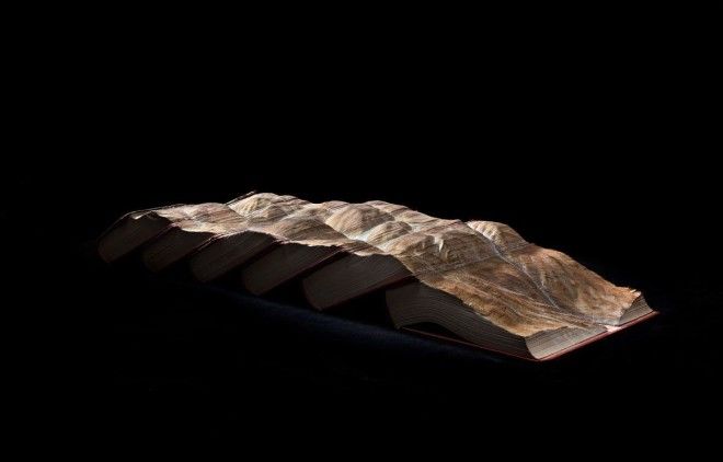 Скульптуры из старых книг от Гайя Ларами