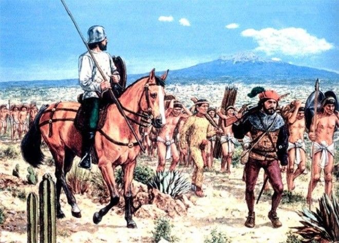 Испанцы захватывали индейцев в рабство Фото ciwarru