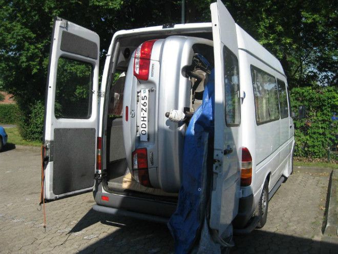 Содержимое фургона