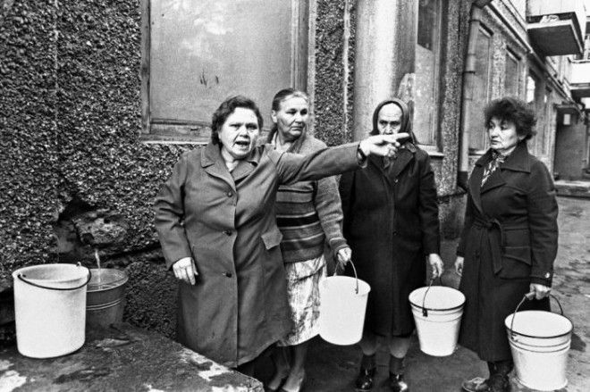 Перебои с водой в Орле в 1991 году 