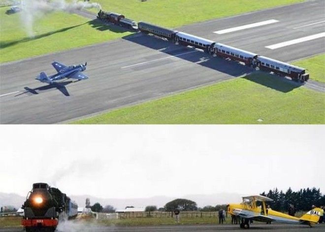 Уникальная ЖД на взлетно-посадочной полосе. Уникальная ЖД на взлетнопосадочной полосе