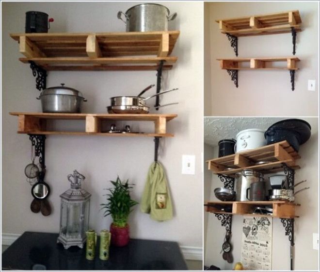 Полки для кухонной утвари