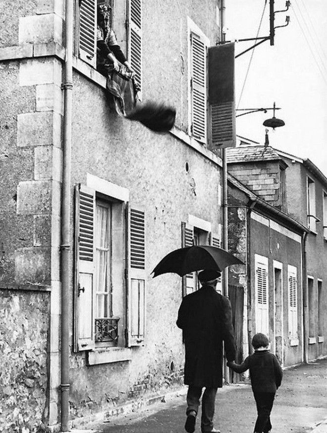 Французское юмористическое фото 1950х забавно рождение жанра смешное фото фотограф