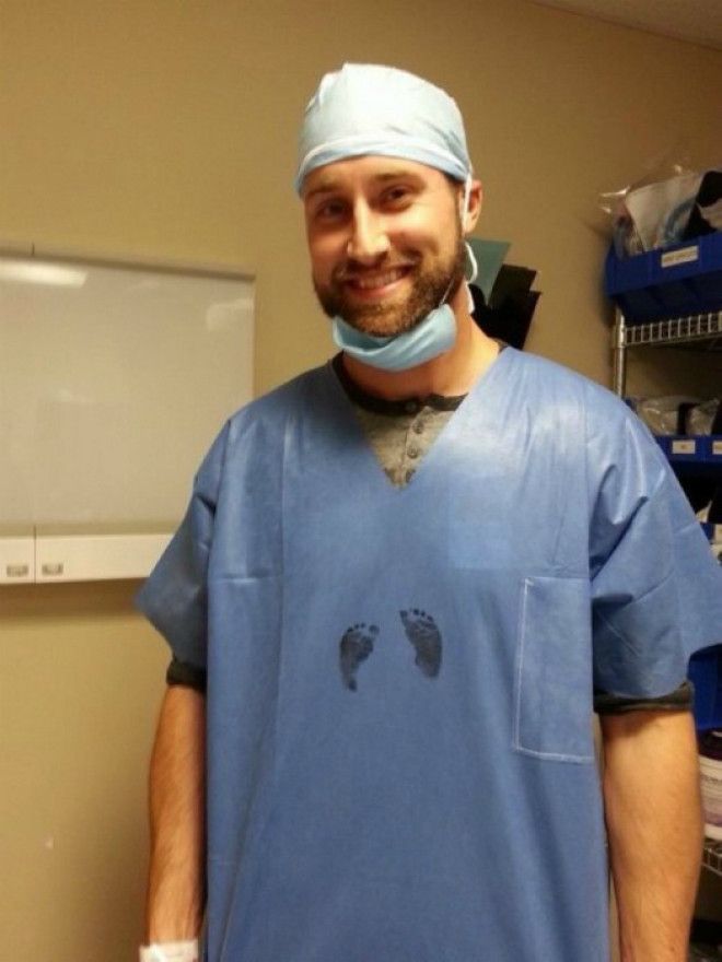 Следы новорожденного