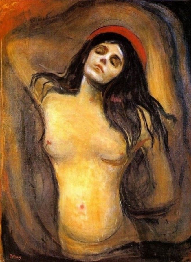 Эдвард Мунк Мадонна 18941895 Фото artchiveru