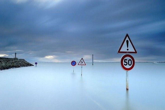 Дорога во Франции которая уходит под воду дважды в день