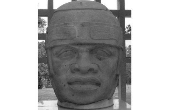 Голова 8 из СанЛоренцо Она установлена в музее антропологии в Халапе