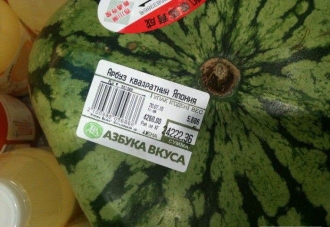 Наклейки на фруктах как повод для раздражения