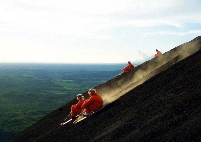 Вулканобординг новый экстремальный вид спорта
