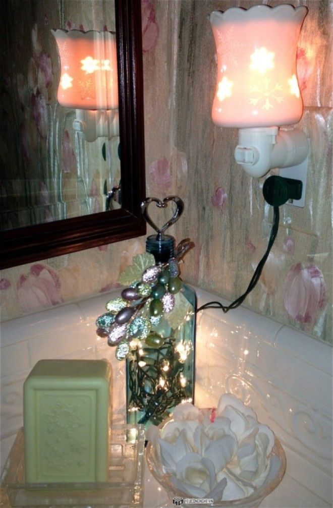 Светящаяся бутылкаторшер сделанная своими руками