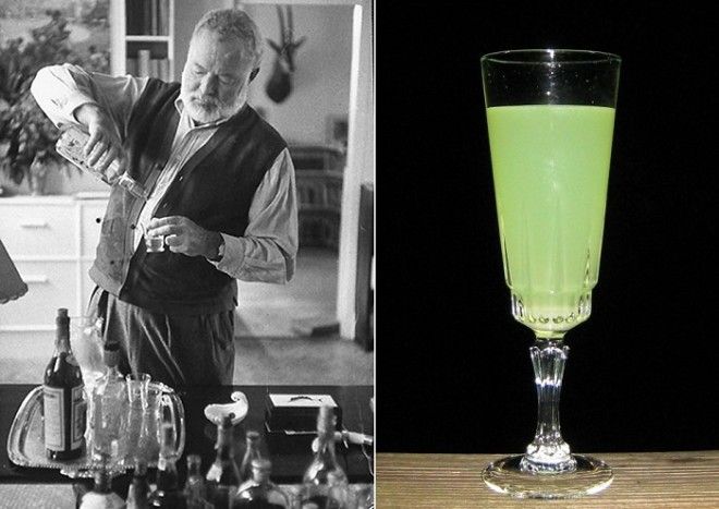Писатель Эрнест Хемингуэй и его коктейль