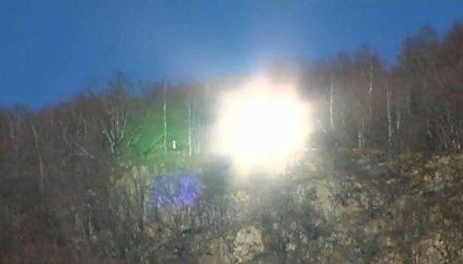 Искусственное солнце над итальянской Виганеллой