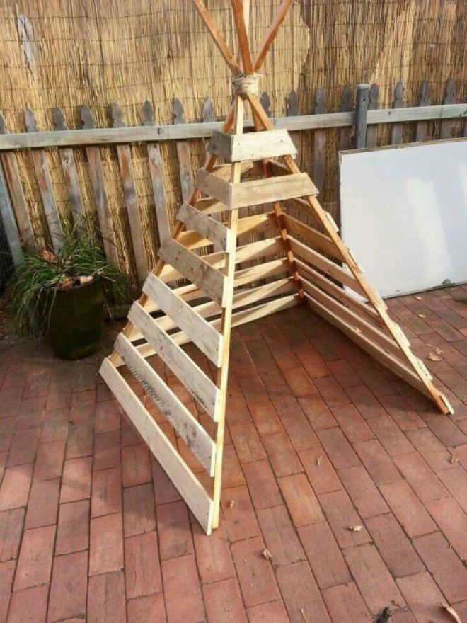 Вигвам из паллет