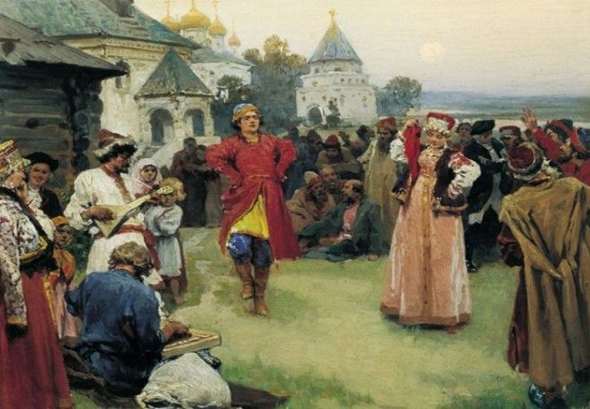 Пляски крепостных крестьян Фото ds02infourokru