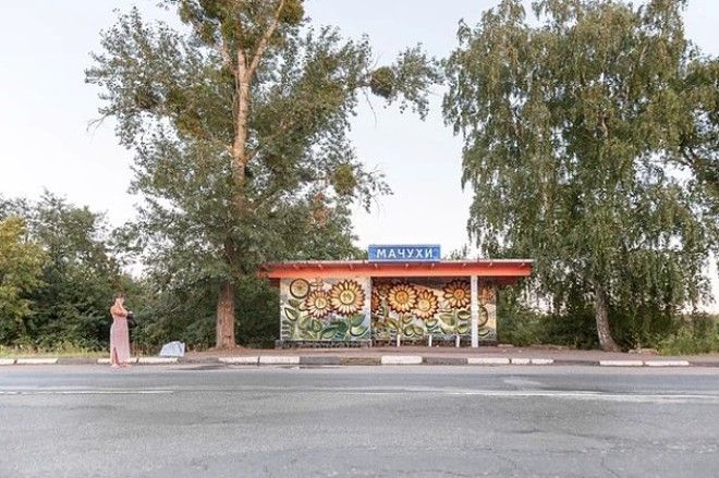 16 фото самых экстраординарных автобусных остановок бывшего СССР