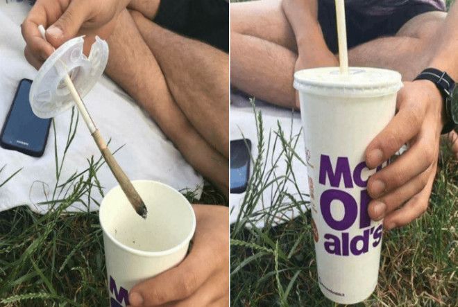 Стакан с секретом