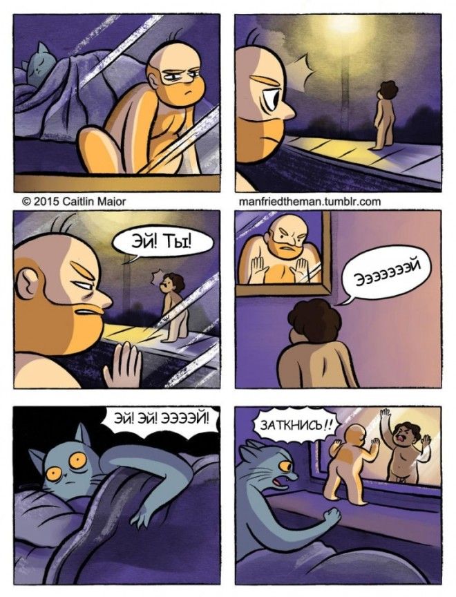 если бы кошки и люди поменялись местами Manfried the Man Человек по имени Манфред Кейтлин Мейджор Caitlin Major