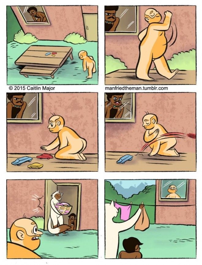 если бы кошки и люди поменялись местами Manfried the Man Человек по имени Манфред Кейтлин Мейджор Caitlin Major