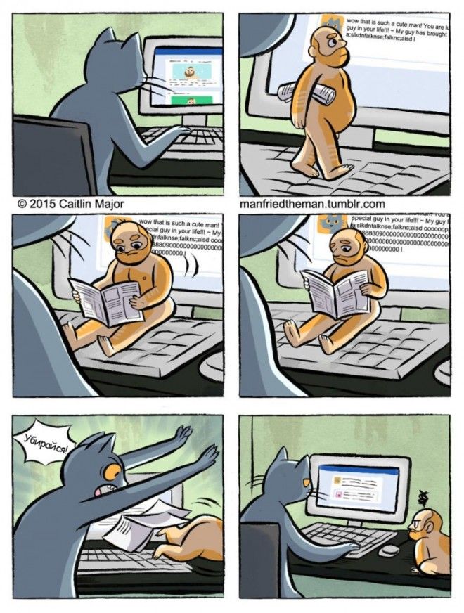 если бы кошки и люди поменялись местами Manfried the Man Человек по имени Манфред Кейтлин Мейджор Caitlin Major