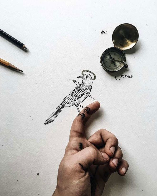 Удивительные миниатюрные иллюстрации