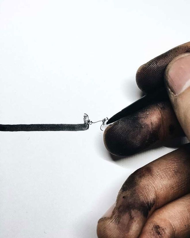 Удивительные миниатюрные иллюстрации