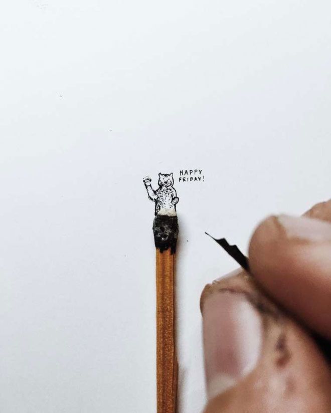 Удивительные миниатюрные иллюстрации