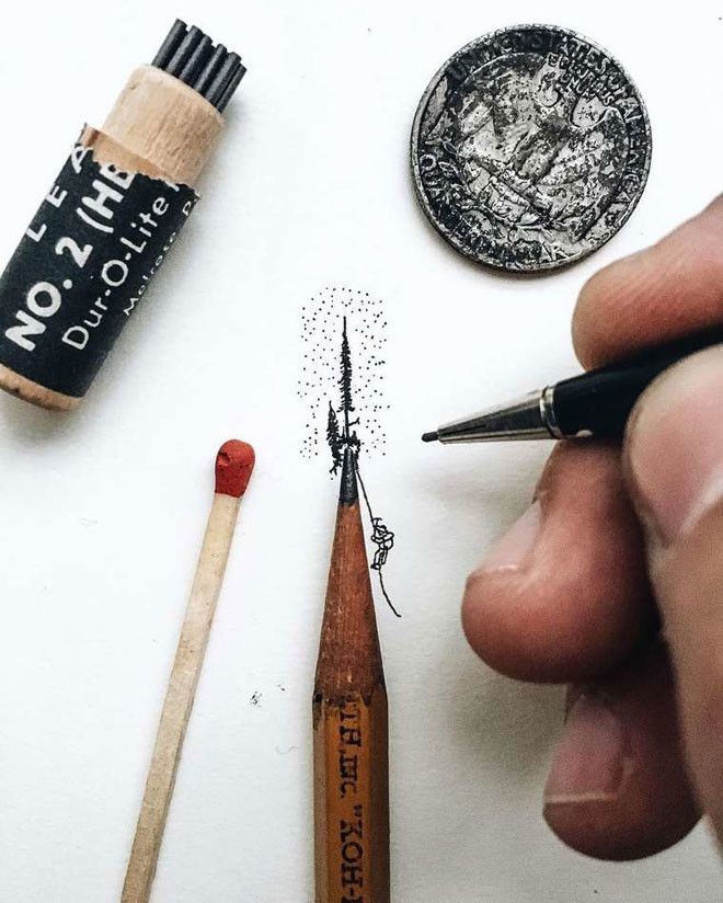 Удивительные миниатюрные иллюстрации