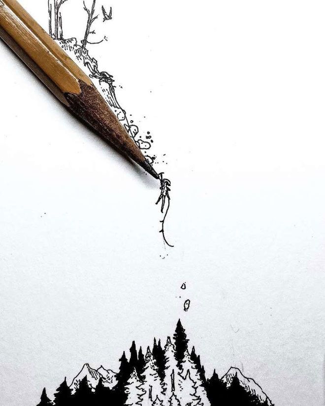 Удивительные миниатюрные иллюстрации