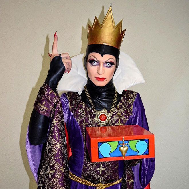 22летний художник по спецэффектам мастерски перевоплощается в диснеевский злодеев