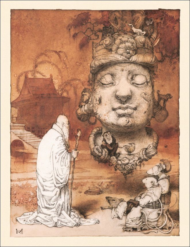 22 недетские иллюстрации из японских детских книжек