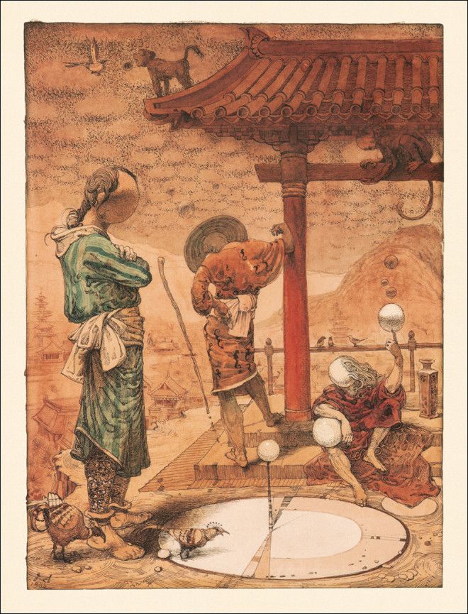 22 недетские иллюстрации из японских детских книжек