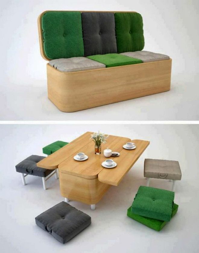 Диван трансформирующийся в стол