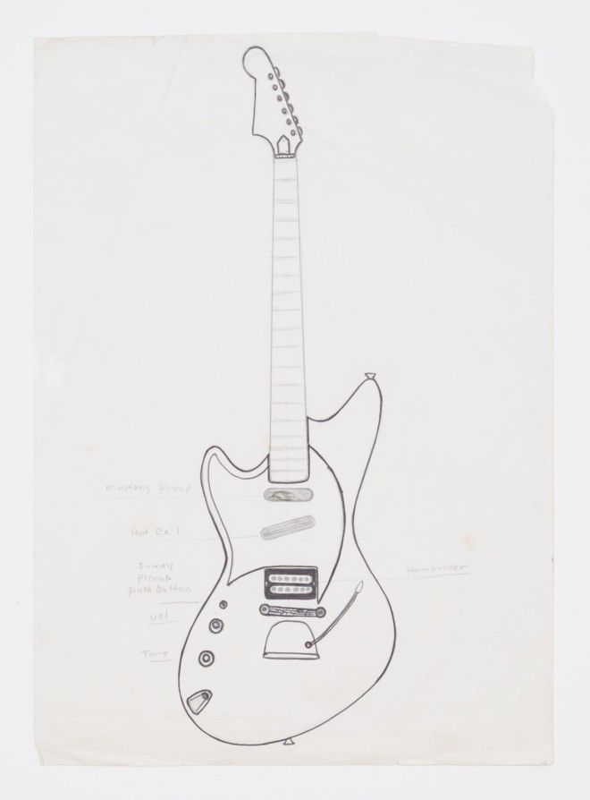 Посмотрите на рисунки Курта Кобейна которые ранее никогда не публиковались