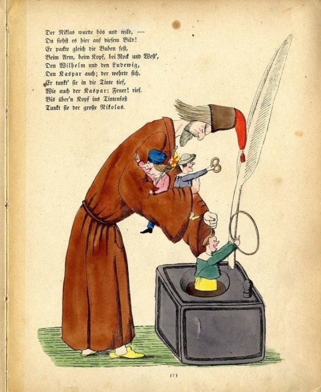 Все эти истории в стихах сочинил и проиллюстрировал немецкий врачпсихиатр Генрих Гофман вредные советы германия детская книга книга стихи для детей страшилки черный юмор