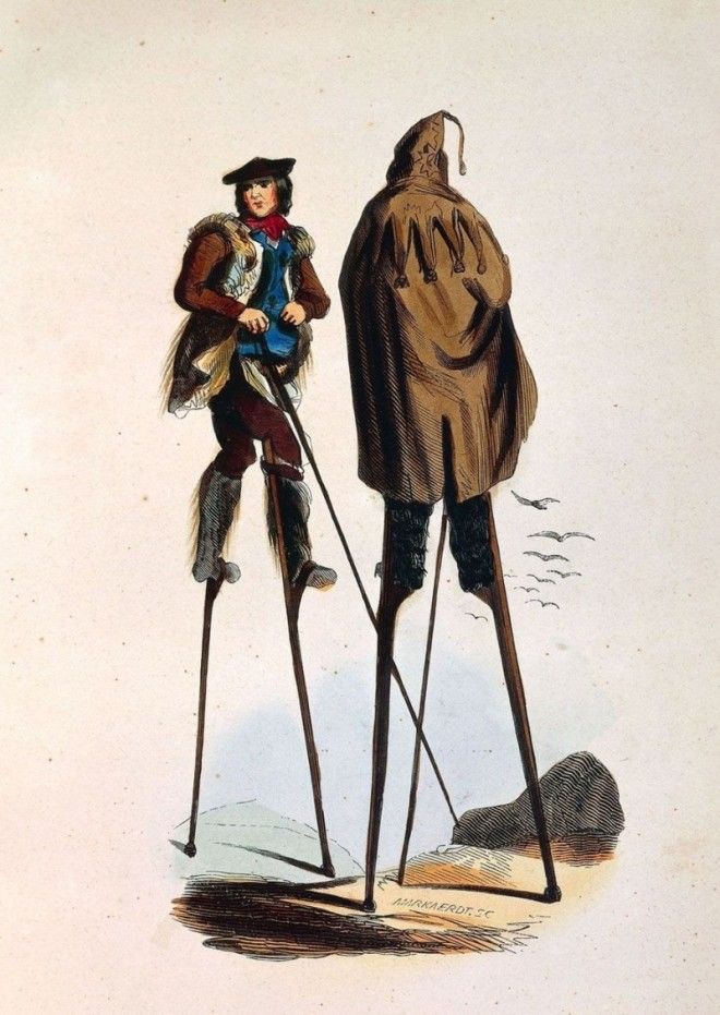 Удивительные факты про Пастухов на ходулях образ которых знаком каждому