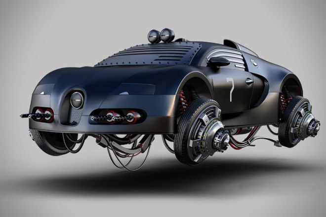 Жомар Машаду потрясающий автомобильный иллюстратор 