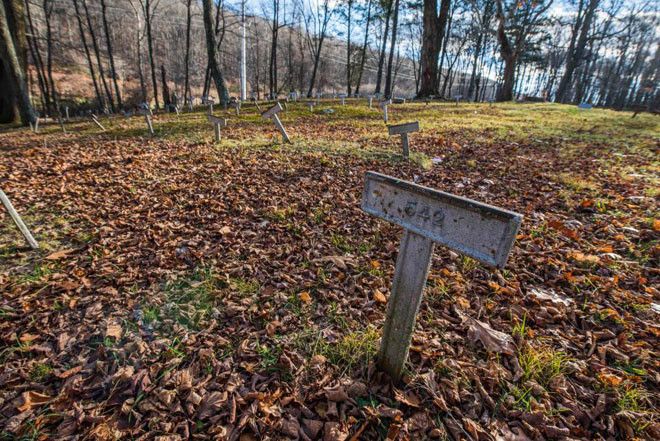 Заброшенная деревня где когдато проводили жуткие опыты над психически больными детьми