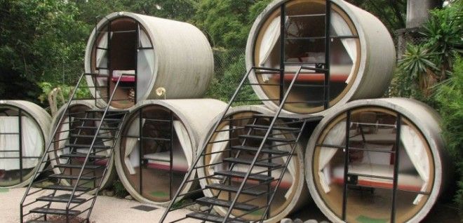 Капсульный отель в Мексике