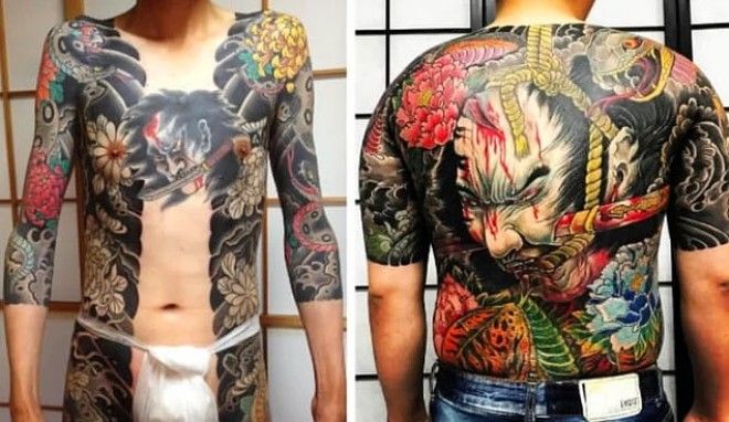 14 удивительных татуировок японской мафии якудза и их скрытое значение