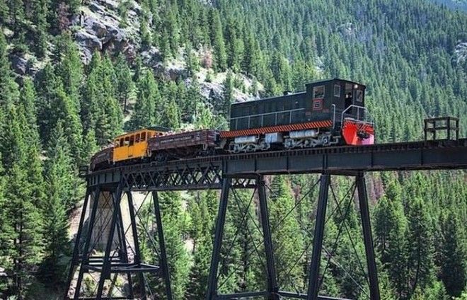 Завораживает и пугает Железная дорога Джорджтаун Луп