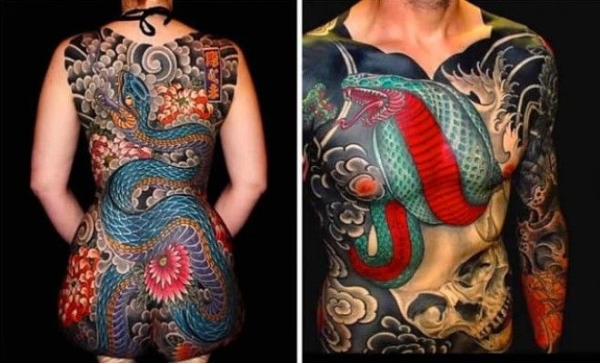 14 удивительных татуировок японской мафии якудза и их скрытое значение