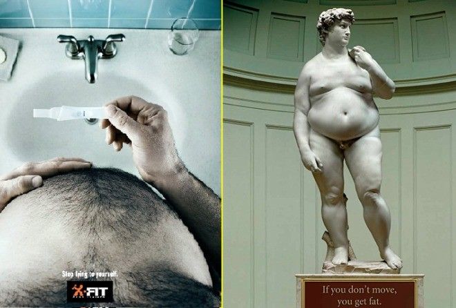 Мимо такой рекламы пройти не рассмеявшись очень сложно ;-)